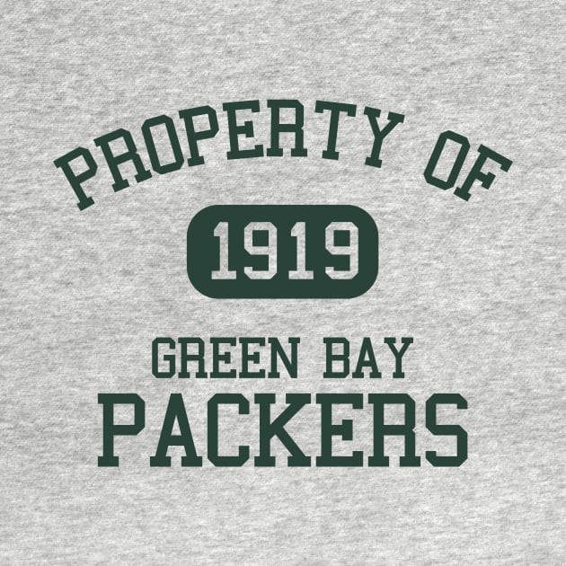 Property of Green Bay Packers by Funnyteesforme